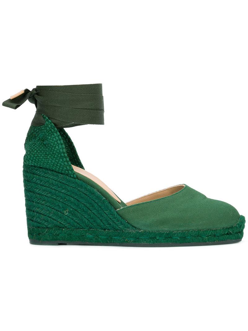 castaner green espadrilles
