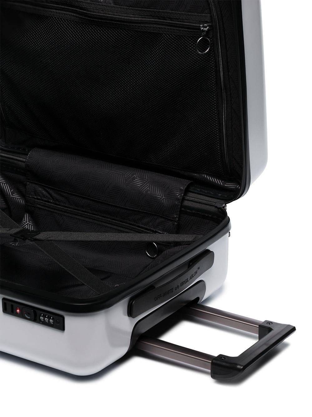 off white trolley bag