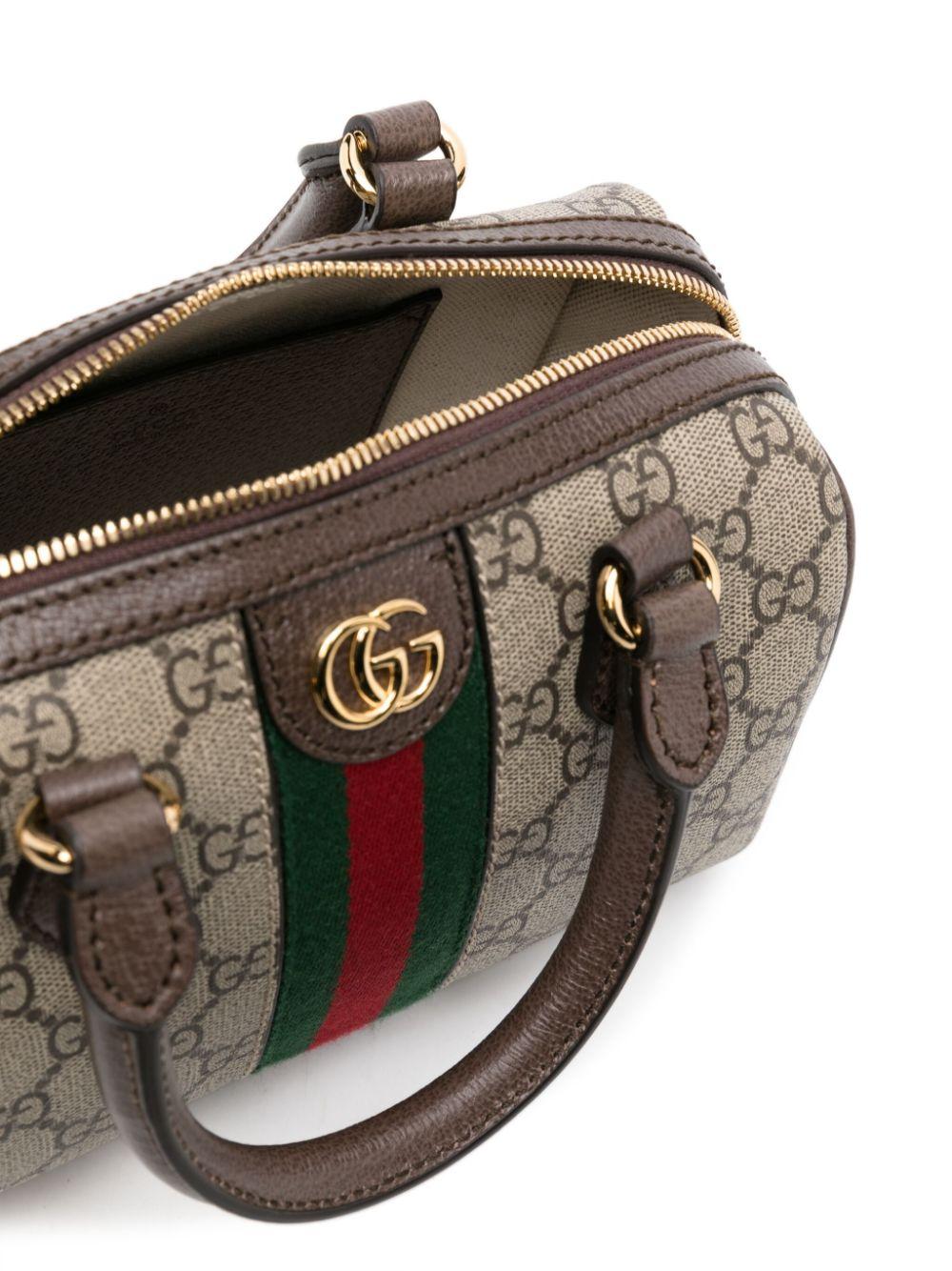 Gucci レディース ブラウン オフィディア ハンドバッグ ミニ トートバッグ