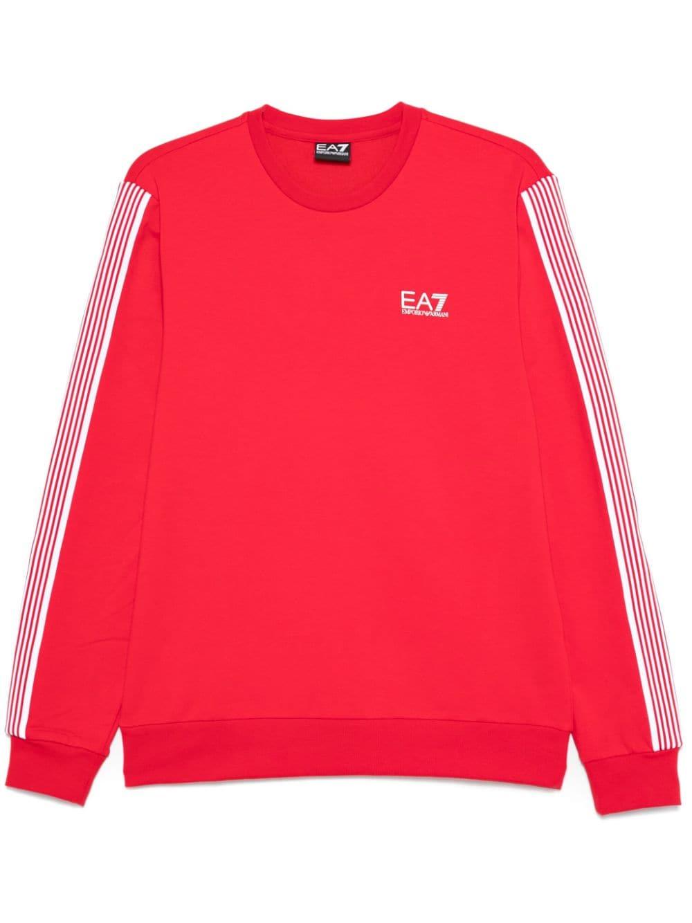 Ea7 logo sweatshirt outlet