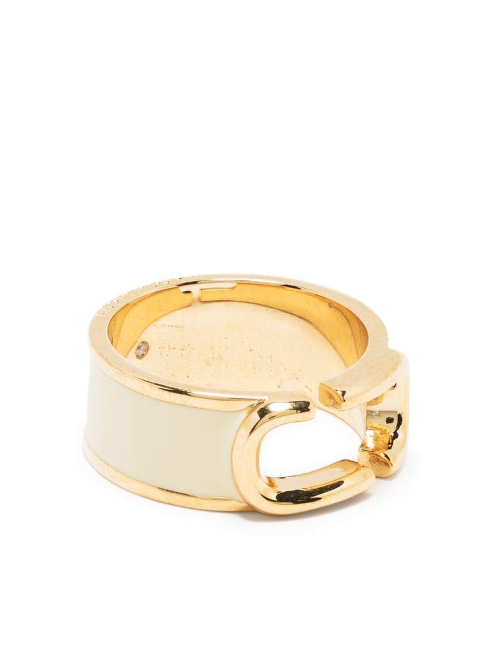 Marc Jacobs The J Marc Ring in Metallic Lyst