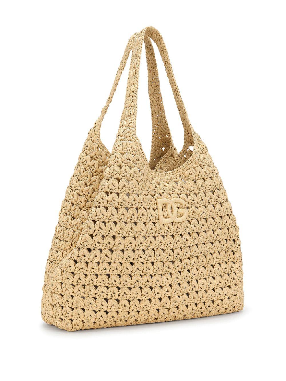 Dolce Gabbana 3.5 Raffia Tote Bag in Natural Lyst UK