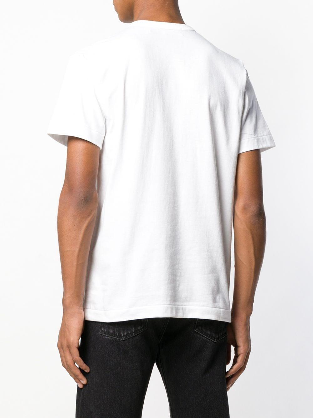 Comme des Garçons T-shirt Met Print in het Wit voor heren Heren Kleding voor voor T-shirts voor T-shirts met korte mouw 