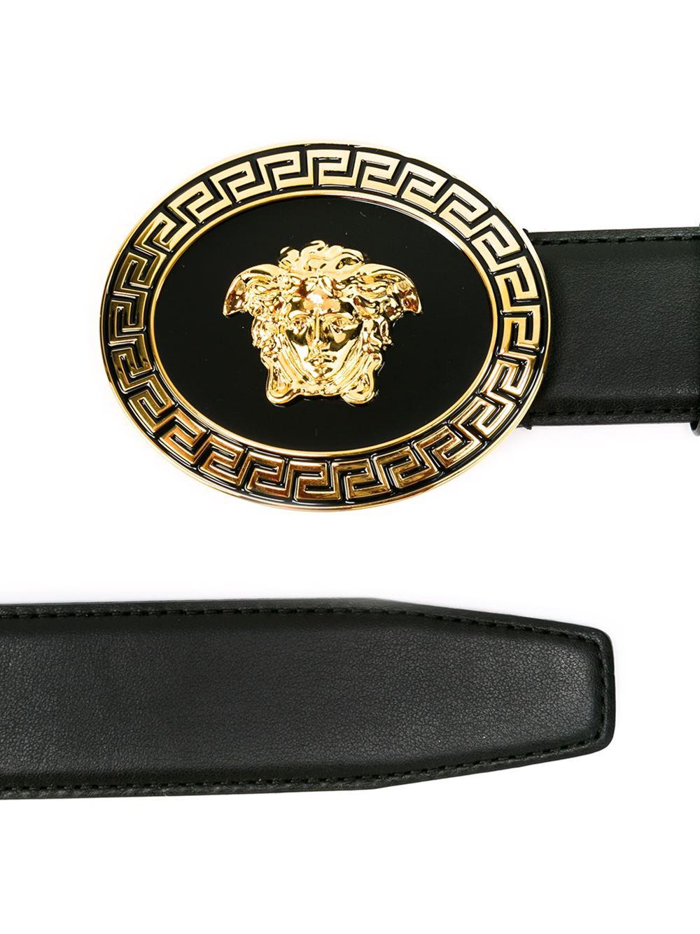 Versace Round buckle belt, Men's Accessories