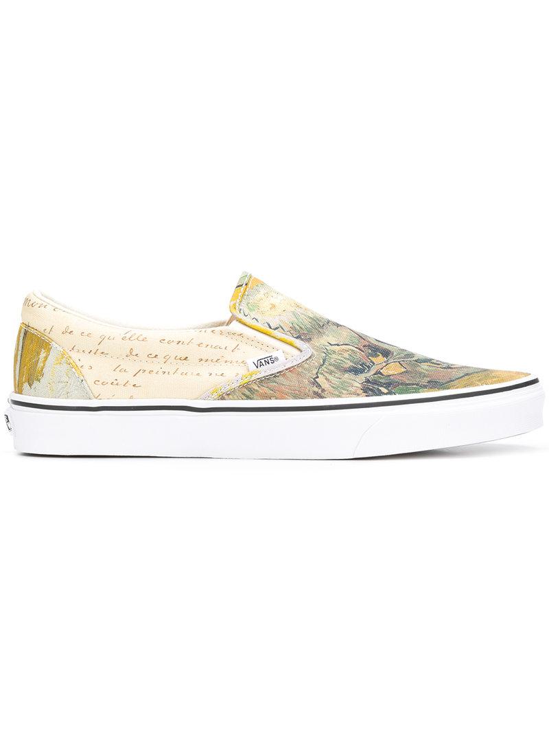 vans skull slip ons
