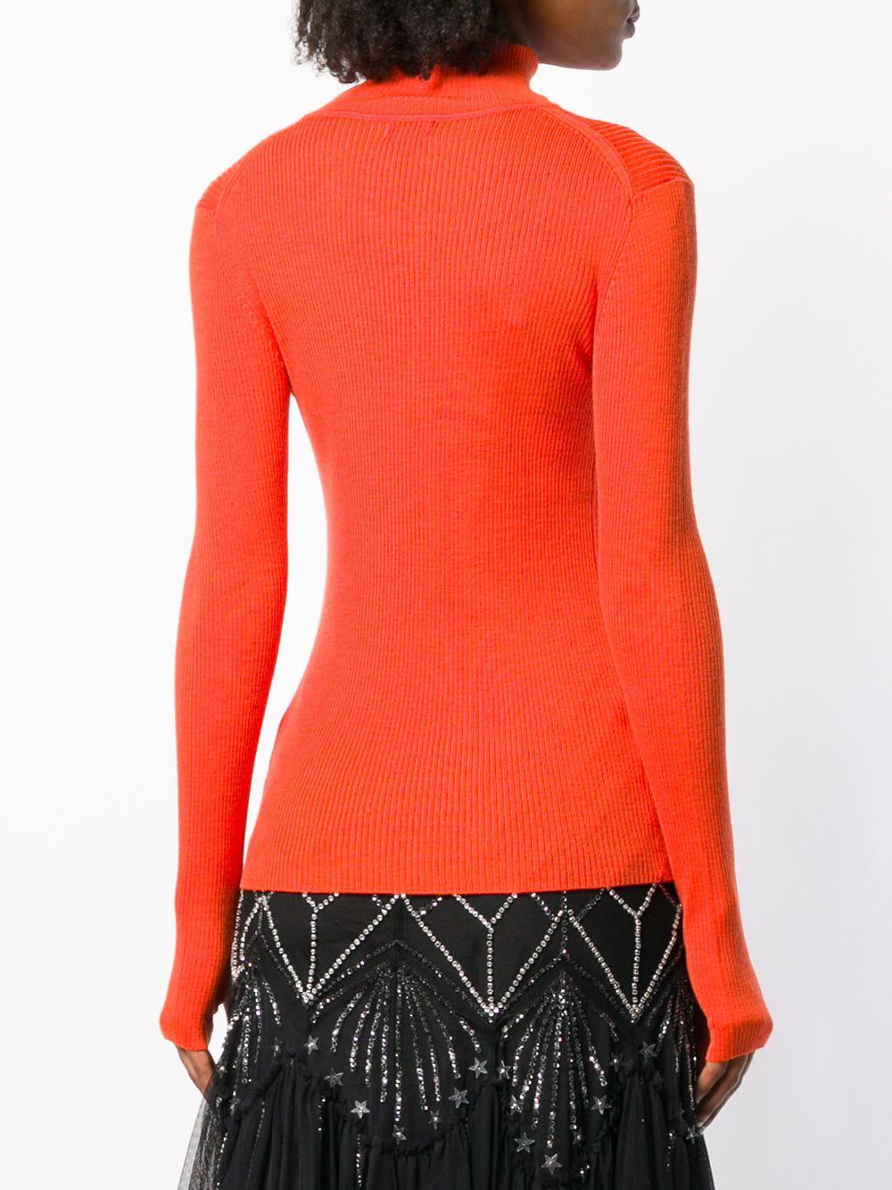 Gravity London View Lyst Jumper Fullscreen Knit Temperley Orange pwYqdEn8