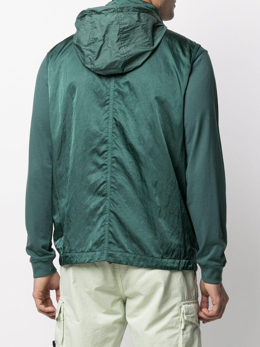 jacket with compass logo