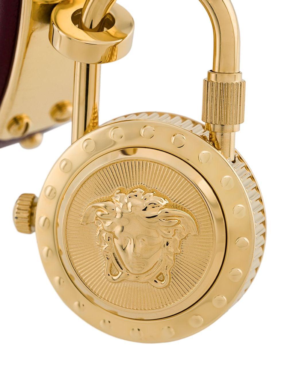 Versace Medusa Lock Icon 21,5mm Watch in Black | Lyst