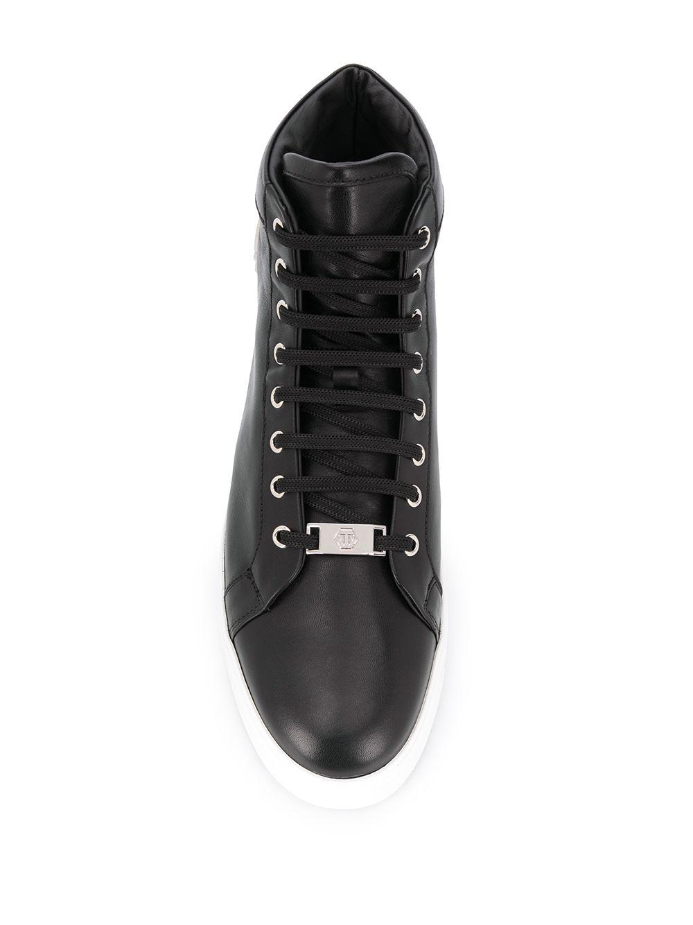 Philipp Plein Crystal Unisex Sneakers - Rood/Wit in SneakerStad