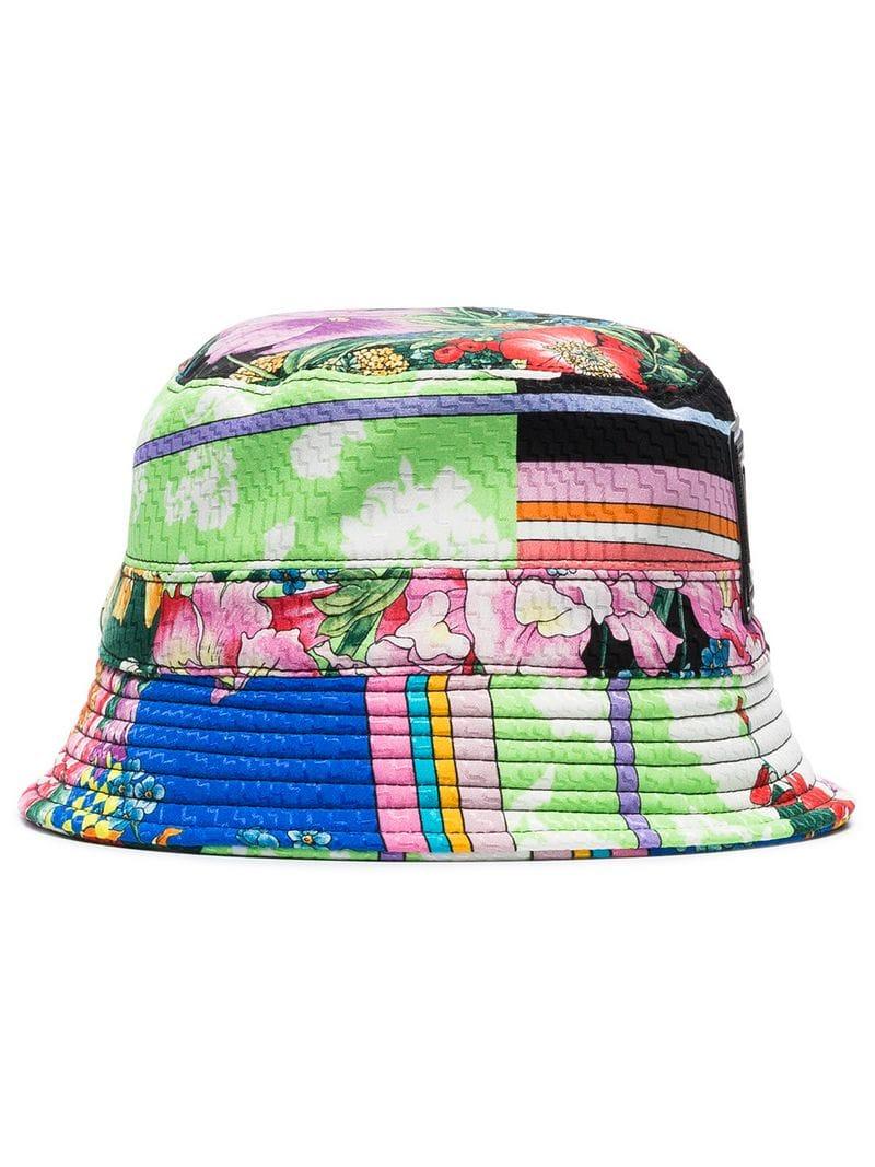 Versace Multicoloured Floral-print Silk 