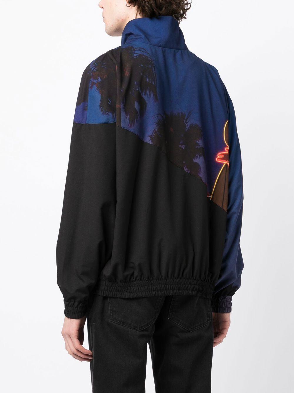 BLUE SKY INN Graphic Print Bomber Jacket in Blue for Men | Lyst