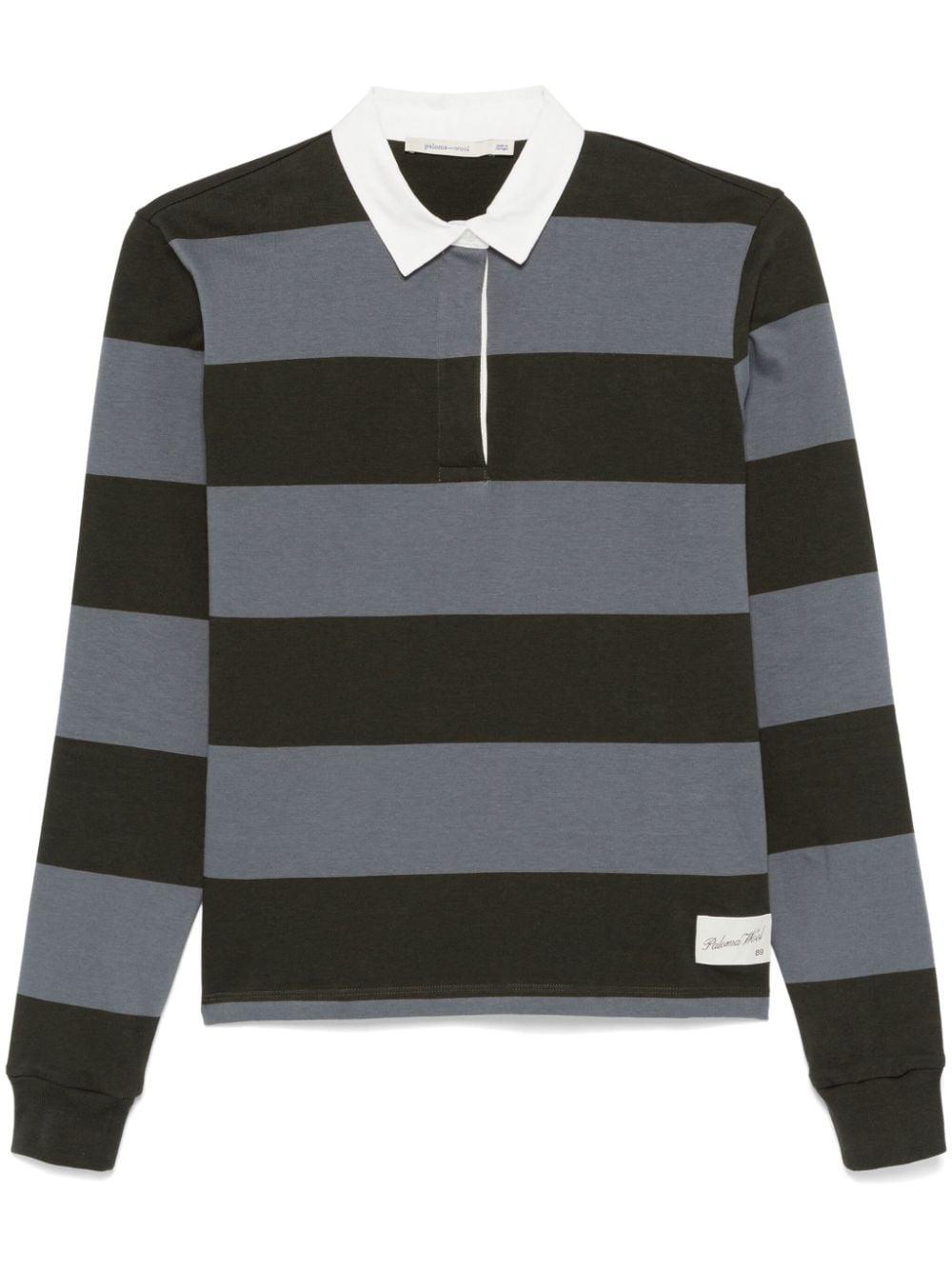 Paloma Wool 長袖ポロシャツ XEXYMENS XGMLT02J1 ユーティリティ ウーブン ポロシャツ 長袖