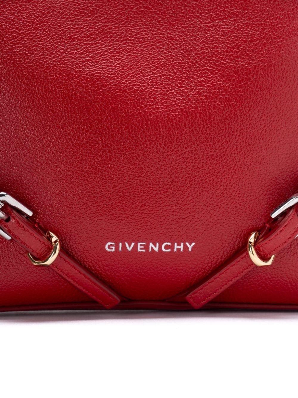Givenchy Nano Voyou Leather Tote Bag in Red | Lyst