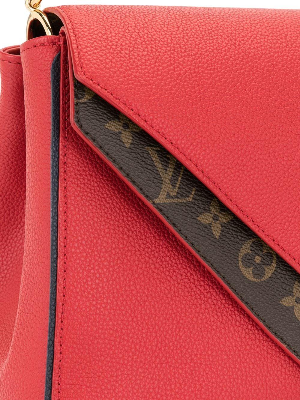 Louis Vuitton Tas Met Vv detail in het Rood Lyst NL