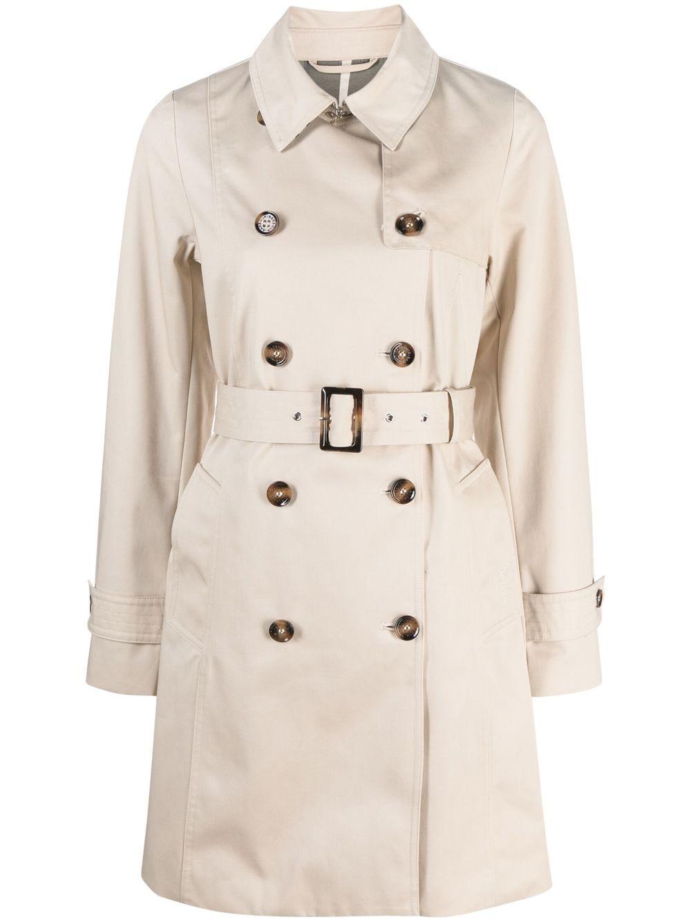 Barbour Impermeabile Greta Trench Coat in Natural | Lyst