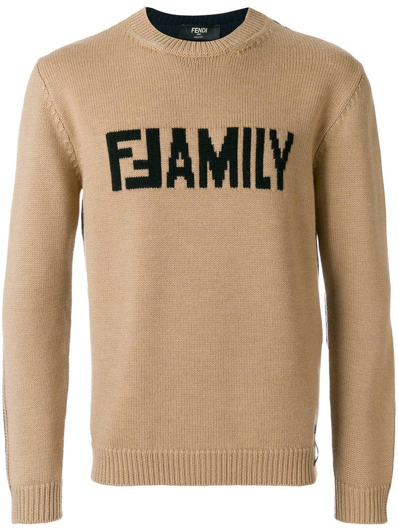 Fendi Family Sweater for Men | Lyst