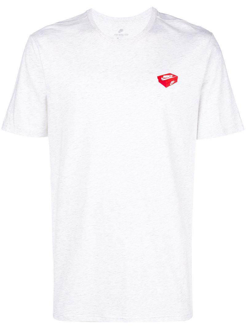 nike shoebox logo t shirt