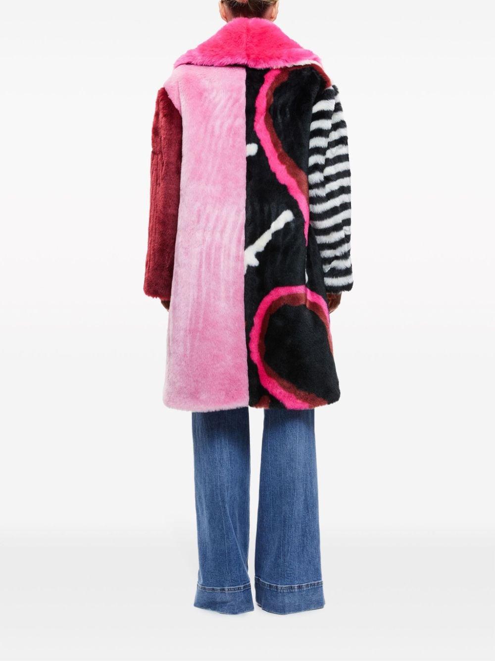 Alice and olivia pink fur clearance jacket