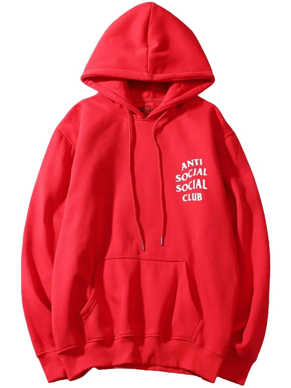 Pullover Hoodie Assc Hoodie Red ANTI SOCIAL SOCIAL CLUB Pop The