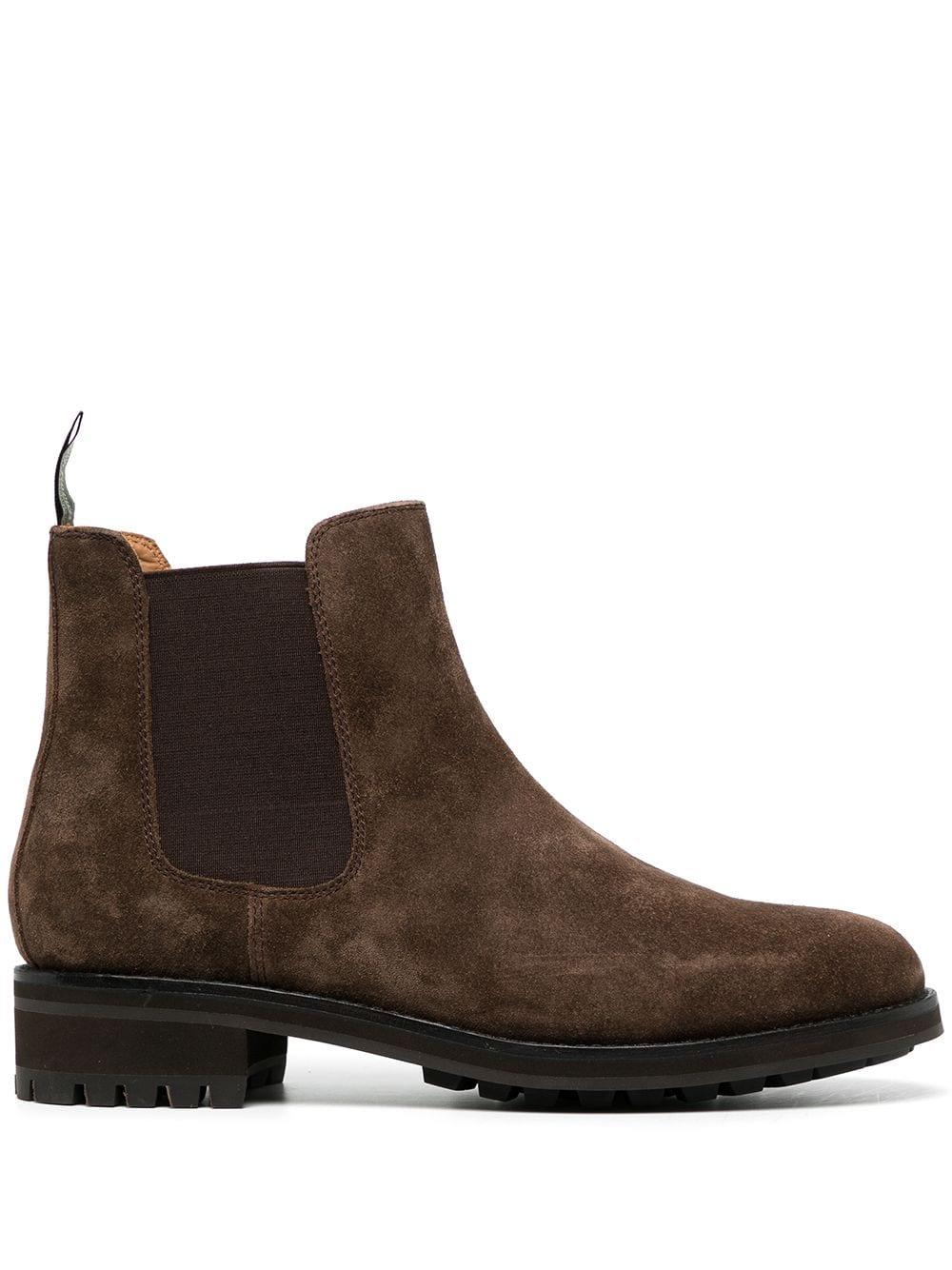 Polo Ralph Lauren Bryson Suede Chelsea Ankle Boots in Brown for Men | Lyst