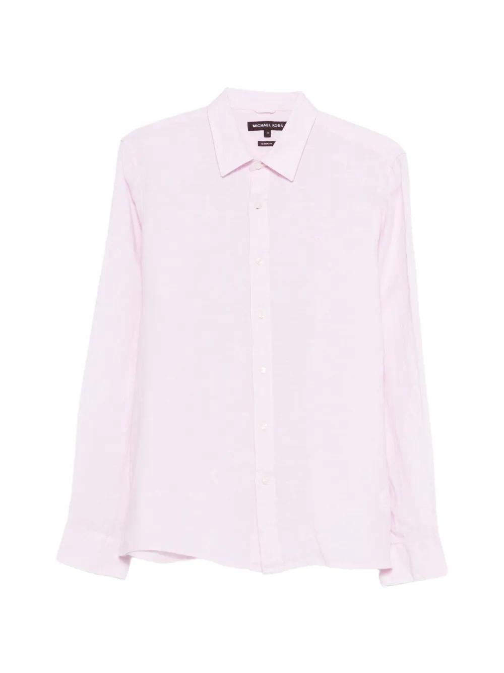 open lace back dress Michael Kors Boys' Cotton Dress Shirt - Big Kid