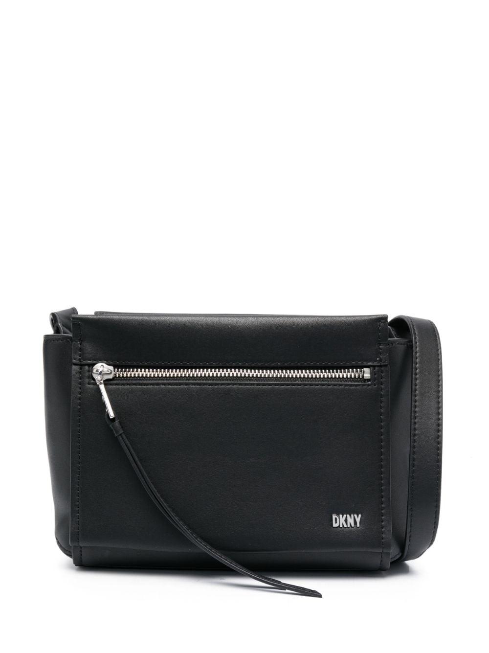 DKNY Pax Leather Crossbody Bag in Black Lyst