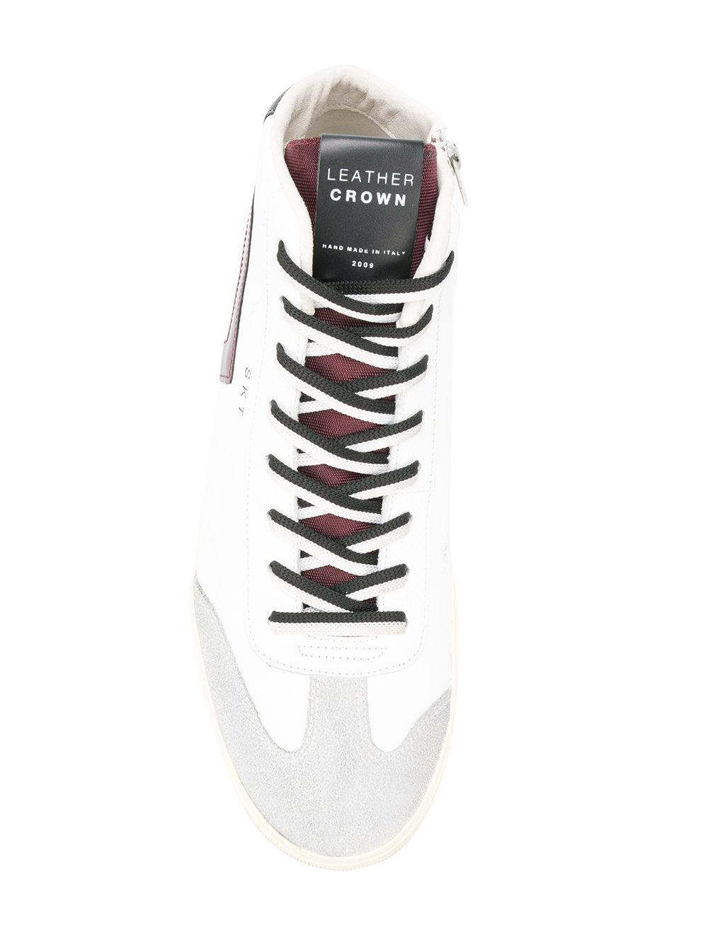 Leather Crown Leather Skt Sneakers in White for Men - Lyst