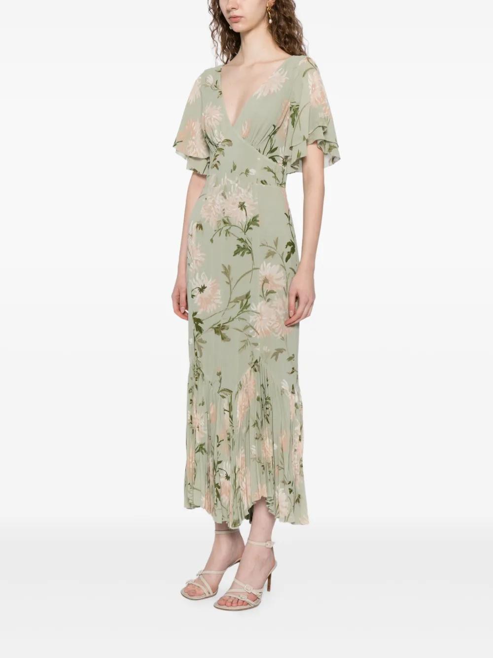 Reformation Salvia Dress in Green | Lyst