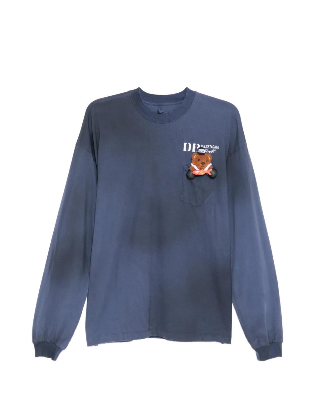 Doublet Workwear Bear T-Shirt in Blue for Men | Lyst