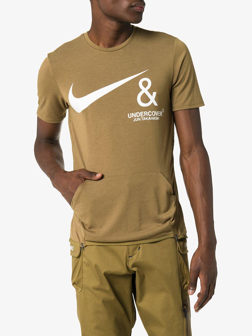 Nike Synthetic Undercover X Pocket T-shirt in Brown for Men | Lyst