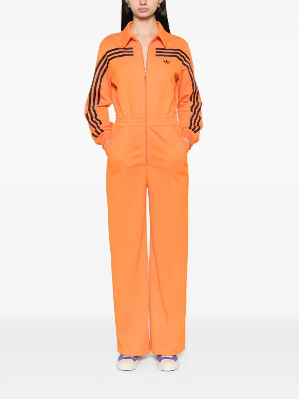 adidas 70S Jumpsuit in Orange | Lyst
