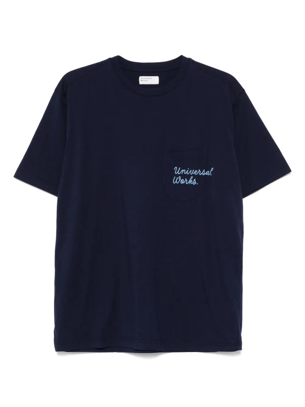 Universal Works｜SHORT-SLEEVED ROUND NECK T-SHIRTS (PRIN Universal Works Short sleeve t-shirts for Men | Online Sale