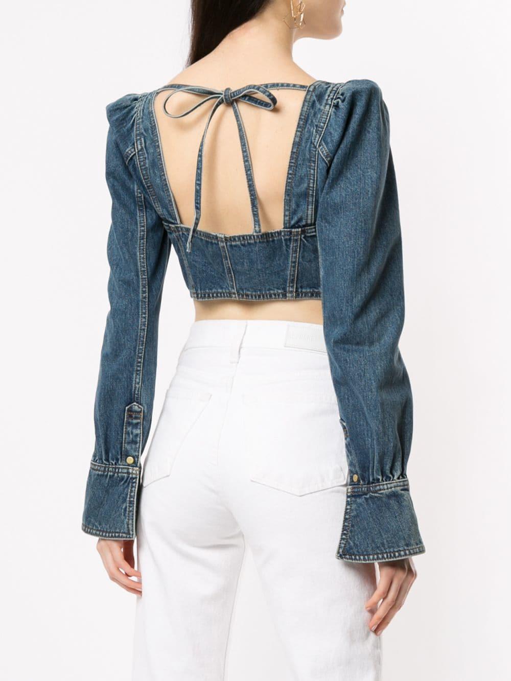 crop shirt with long skirt
