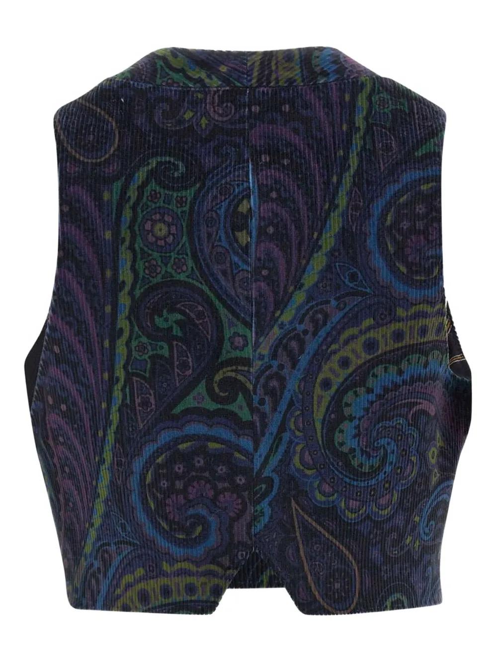 ベスト・ジレ ETRO FW23 HOUNDSTOOTH OVER VEST (11558_72510250) ETRO FW23 HOUNDSTOOTH OVER VEST (11558_72510250) (ETRO