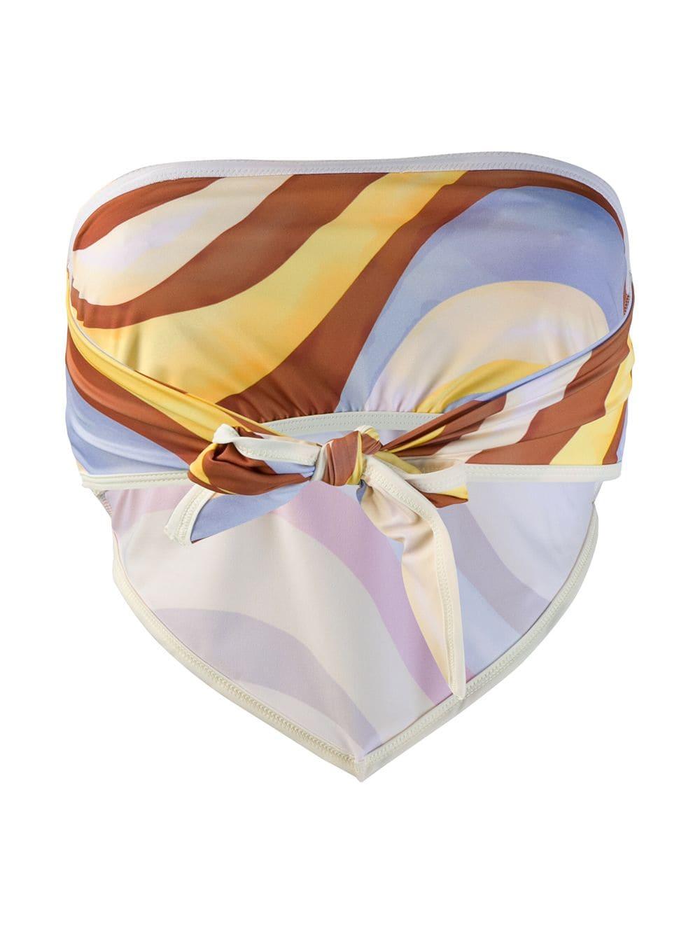 Solid & Striped Synthetic Bianca Bandana Bikini Top in Red Lyst