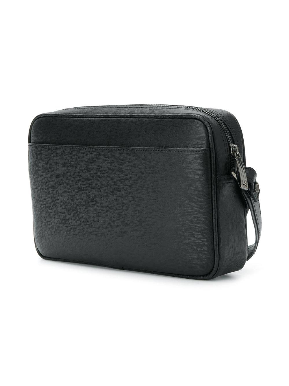 Montblanc Leather Wrist Strap Clutch Bag in Black for Men Lyst