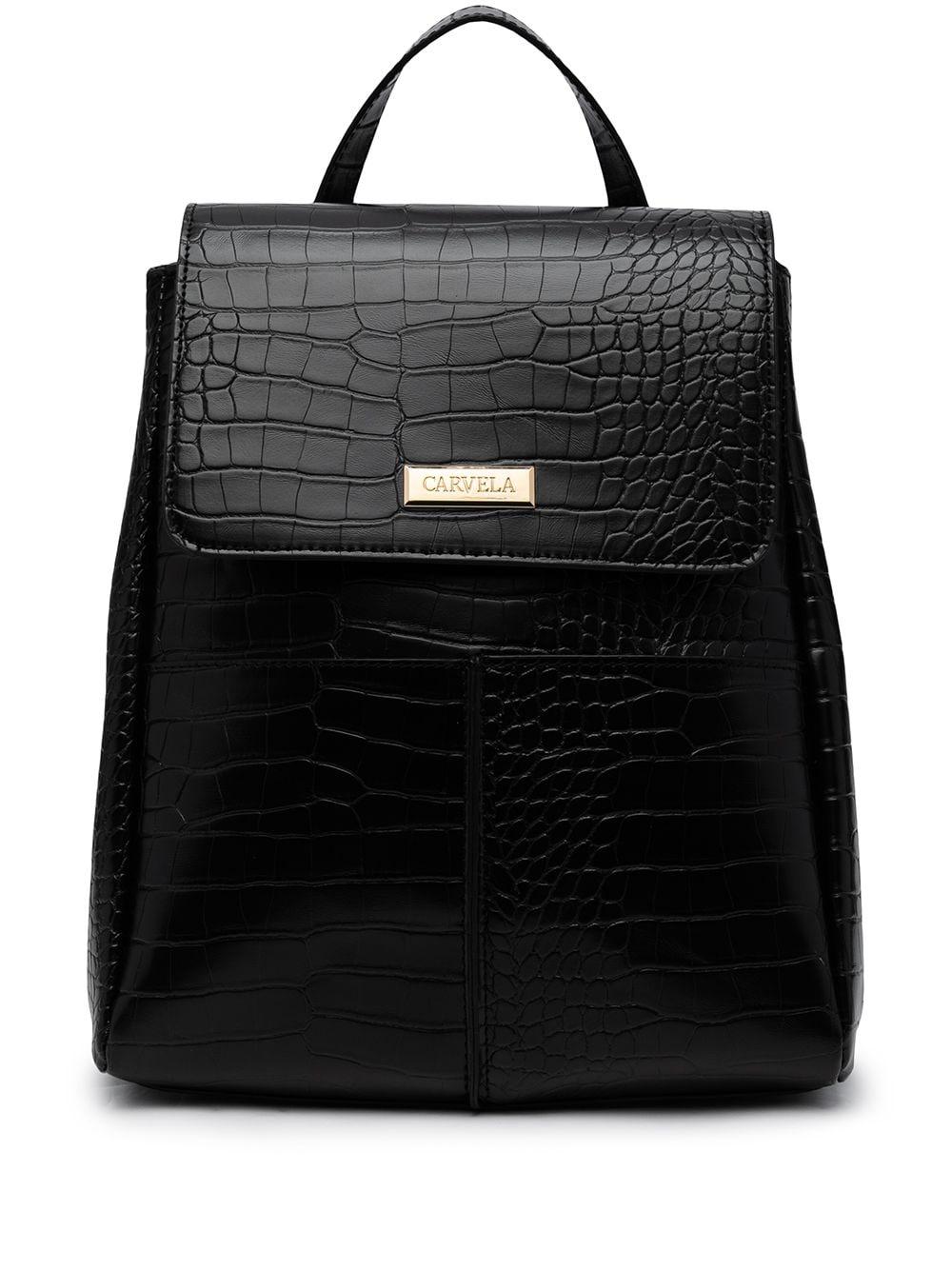 carvela black backpack