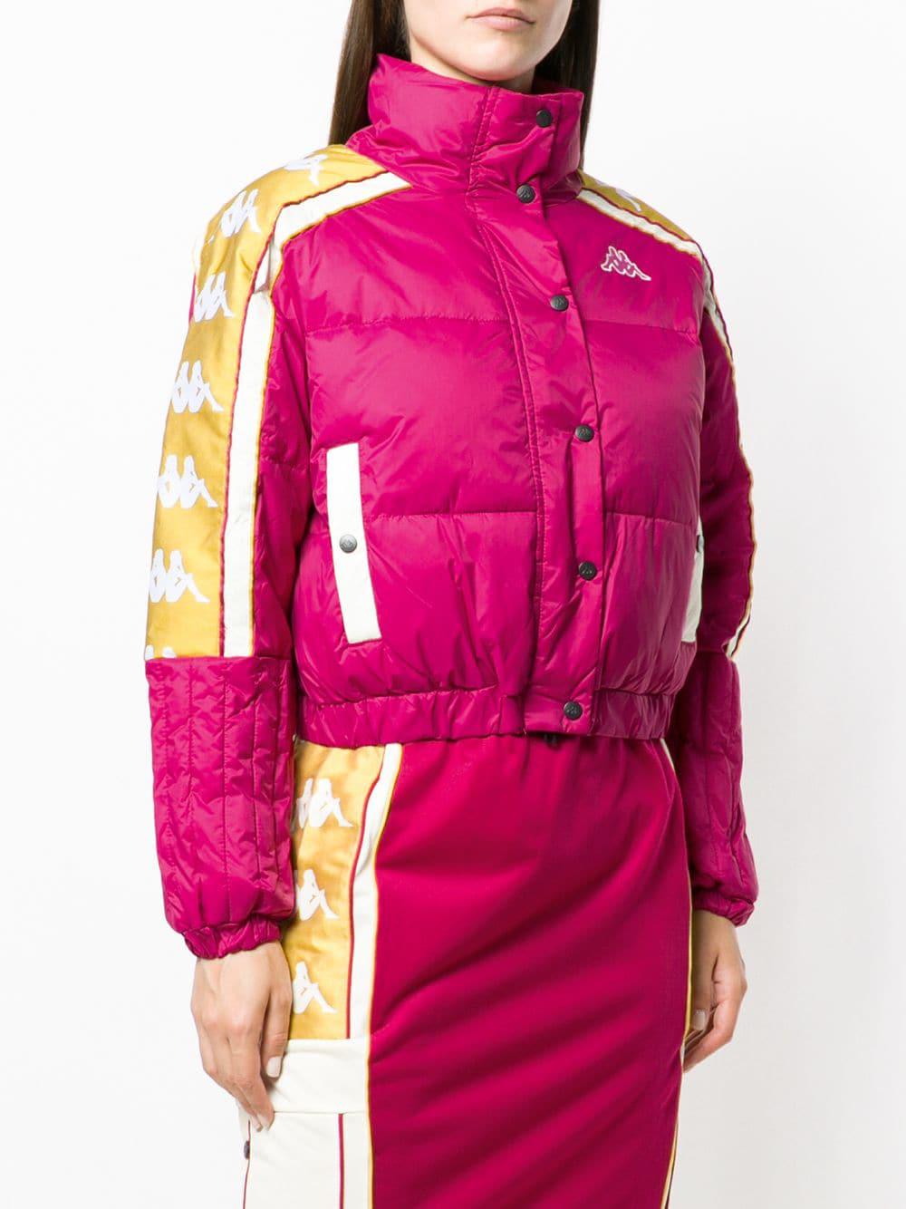 light pink kappa jacket