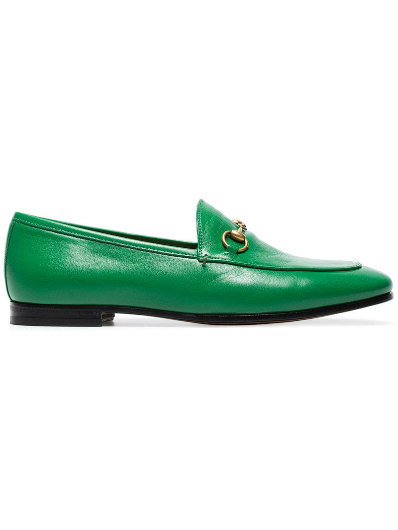 Gucci Jordaan Loafers in Green Lyst