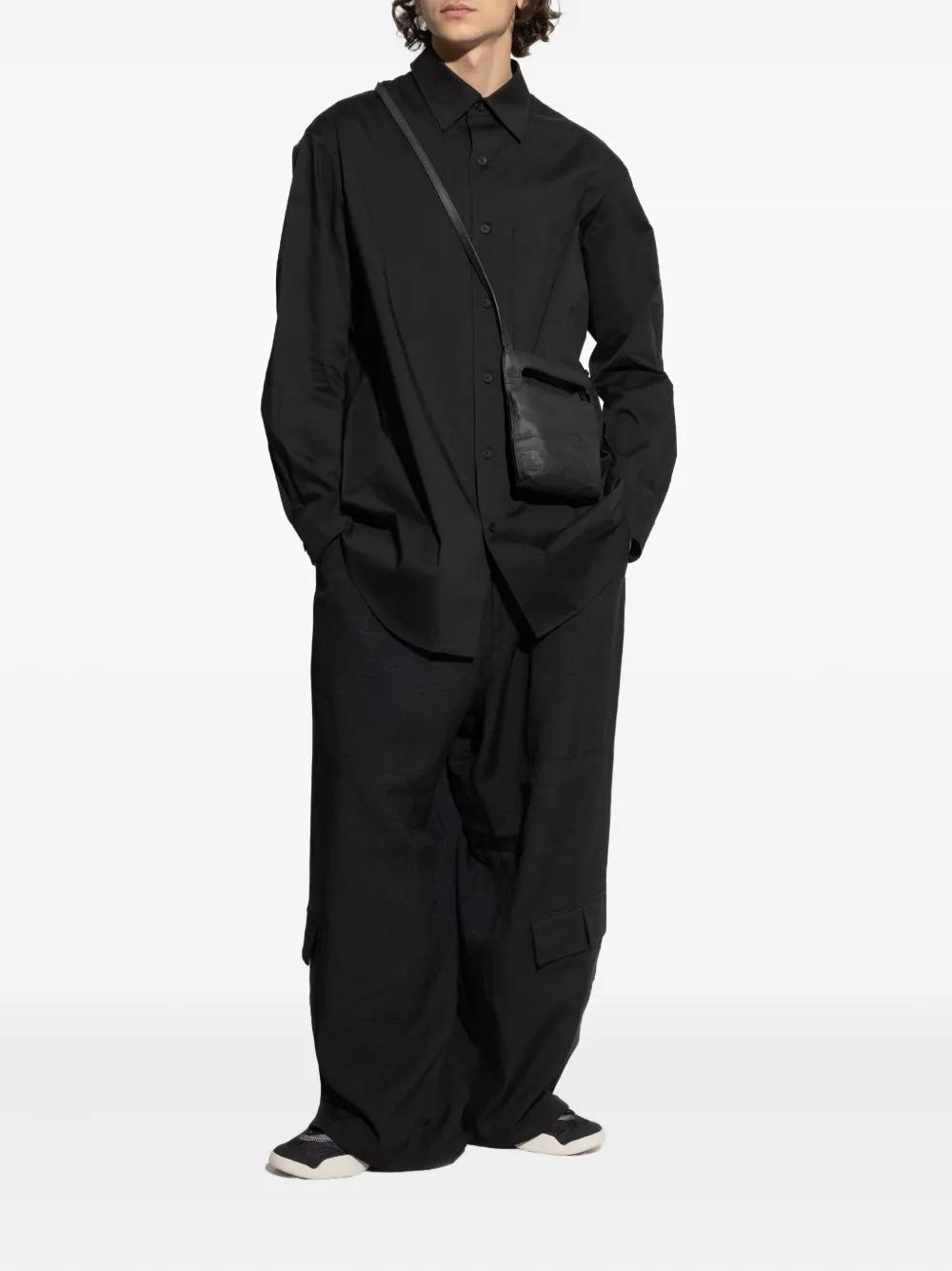 ［美品］Y-3 Logo Long Shirt スタッフシャツ 55000円 Y-3 スタッフシャツ
