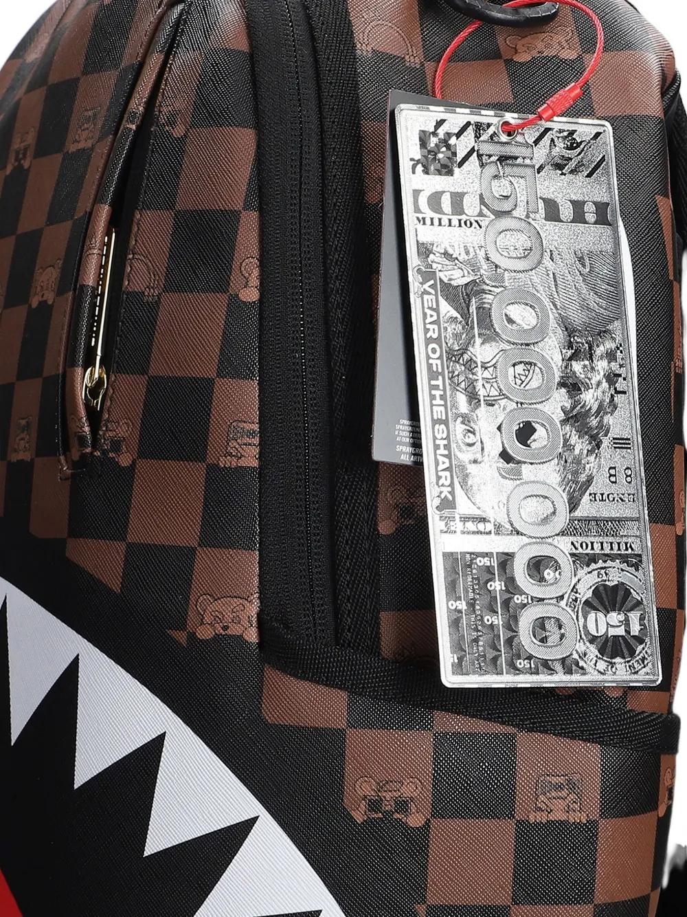 限定品★SPRAYGROUND The Hideout チェック バックパック 茶色 Sprayground The Hideout Backpack | empireluggagecenter