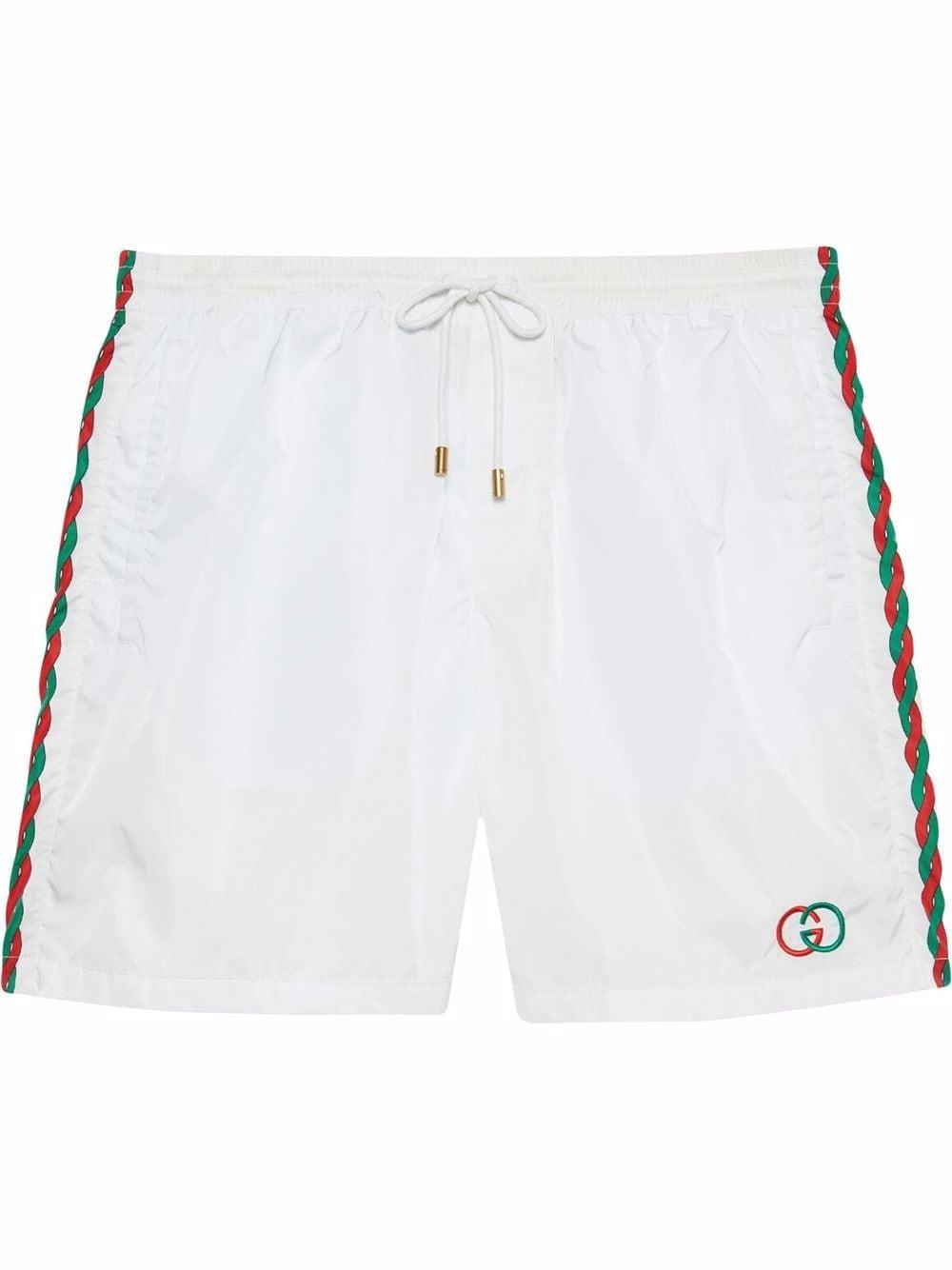 Pantalones cortos con motivo Interlocking G Gucci de hombre de color Azul |  Lyst