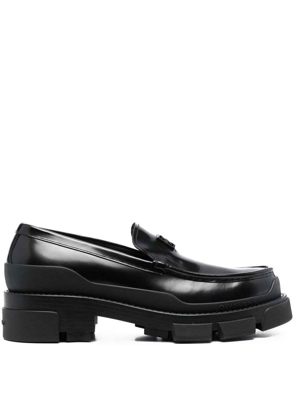Givenchy Embossedlogo Loafers in Black for Men Lyst