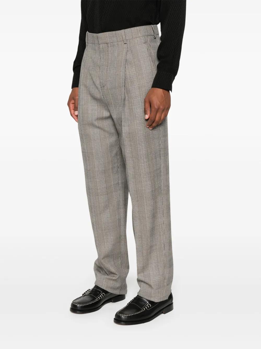 【関税&送料込】Saint Laurent Grey Wool Pant Saint Laurent Men's Wool Gabardine Pants | Neiman Marcus
