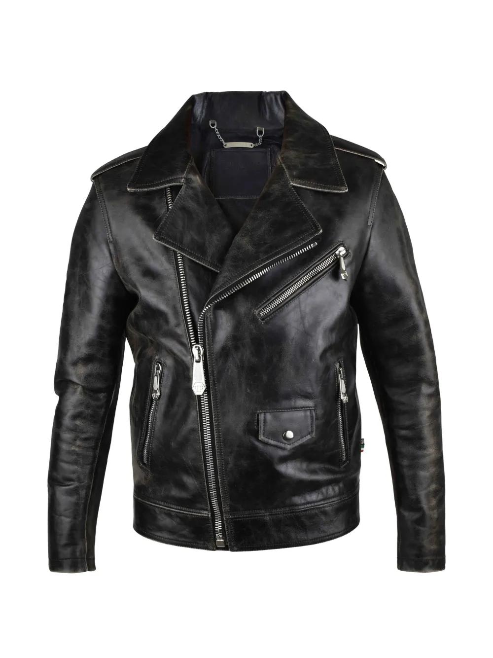 Philipp Plein Leather jackets for Men | Online Sale up to 73% off | Lyst