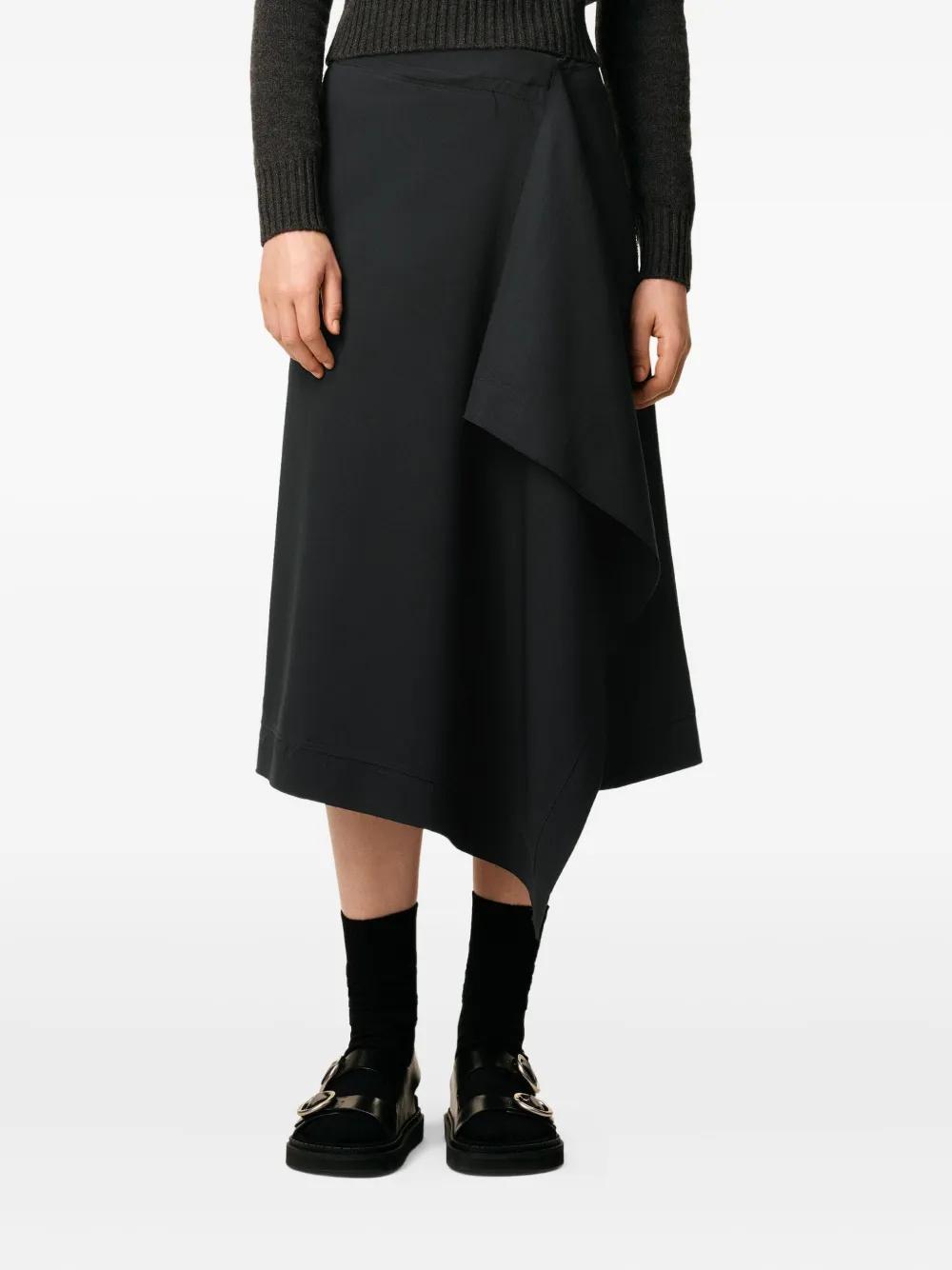 スカート AMI PARIS Maxi skirts AMI PARIS Belted pleated crepe maxi skirt | NET-A-PORTER