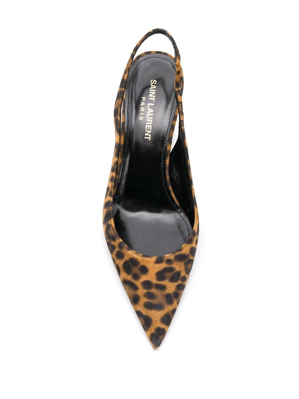 Yves Saint Laurent T-hakpumps \u201eTribute Sandals Leopard Print\u201c Schoenen Pumps T-hakpumps 
