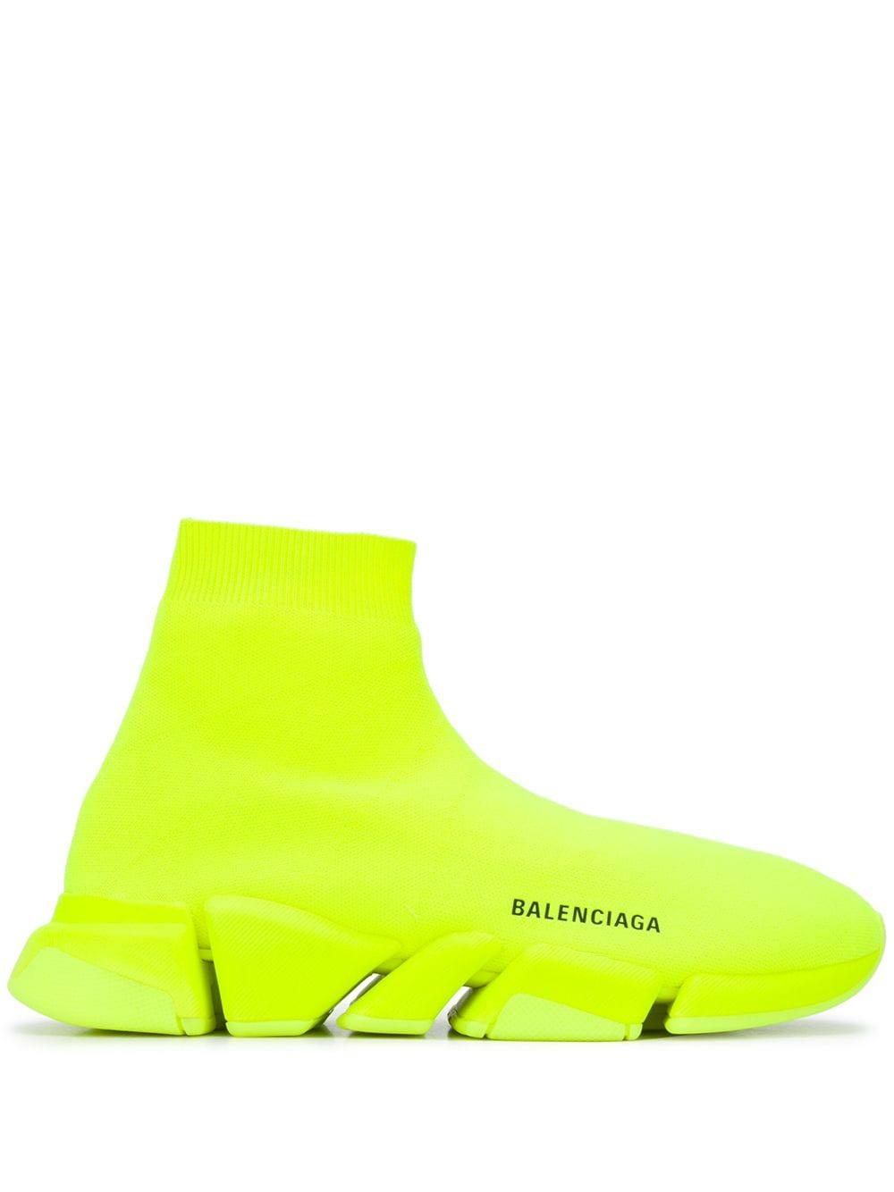 Speed 2 Fluorescent Sock Sneakers 