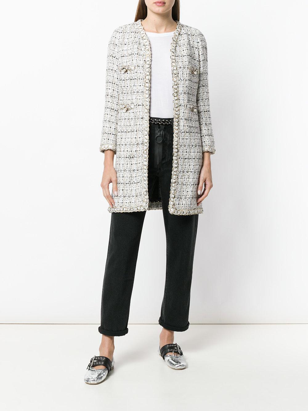 Edward Achour Paris Tweed Coat | Lyst UK