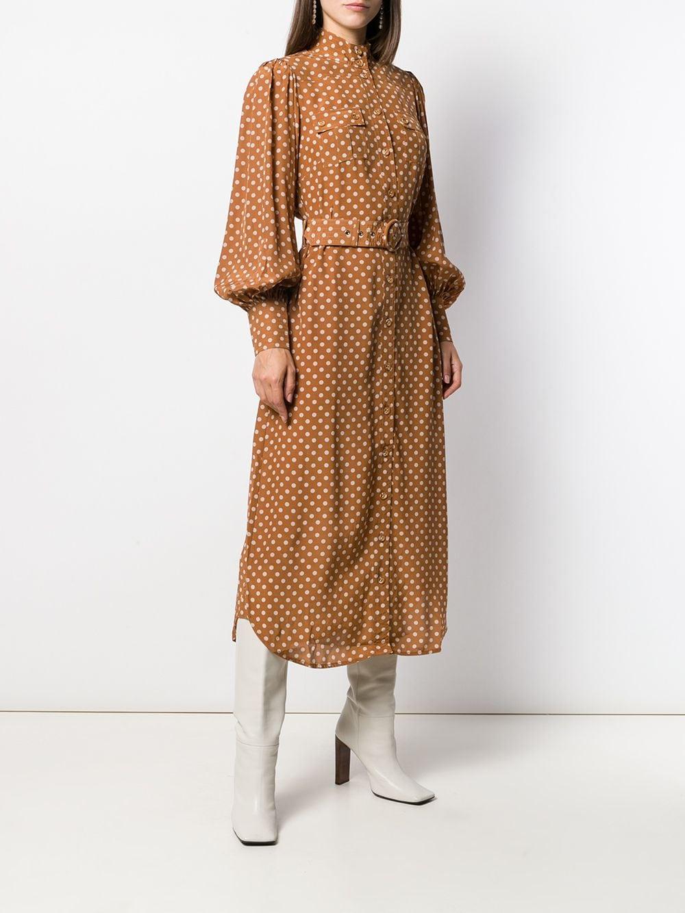 zimmermann brown dress